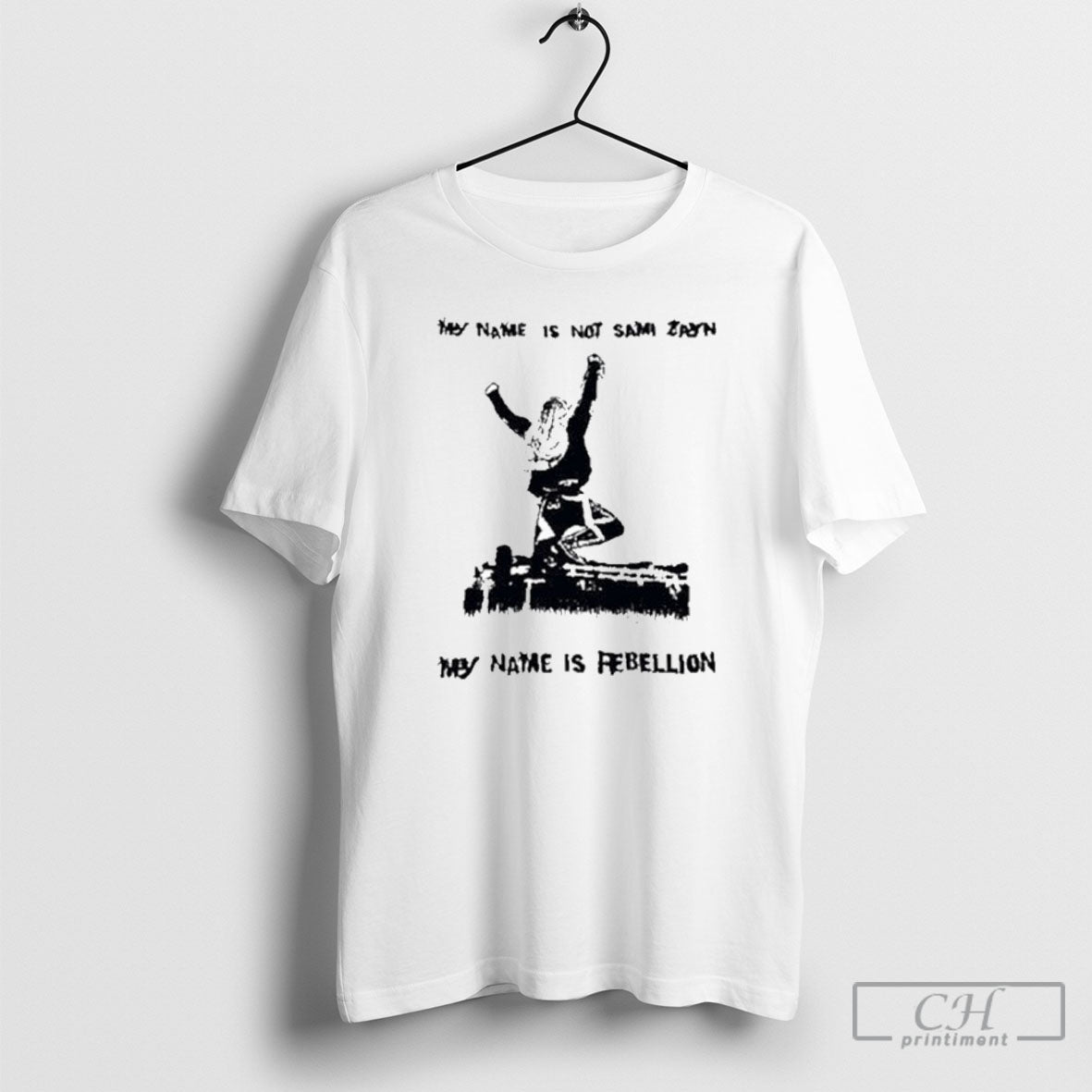 My Name Is Not Sami Zayn Rebellion - Adult & Kids T-Shirts, Sweatshirts & Hoodies apparel design preview 1