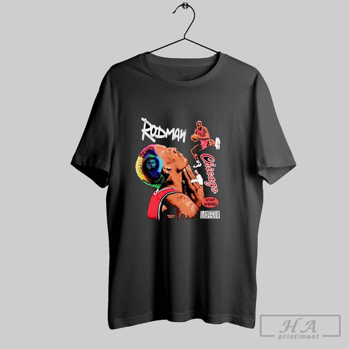 Nba Dennis Rodman Basketball Pray Retro Sweater And V - Adult & Kids T-Shirts, Sweatshirts & Hoodies apparel design preview 1