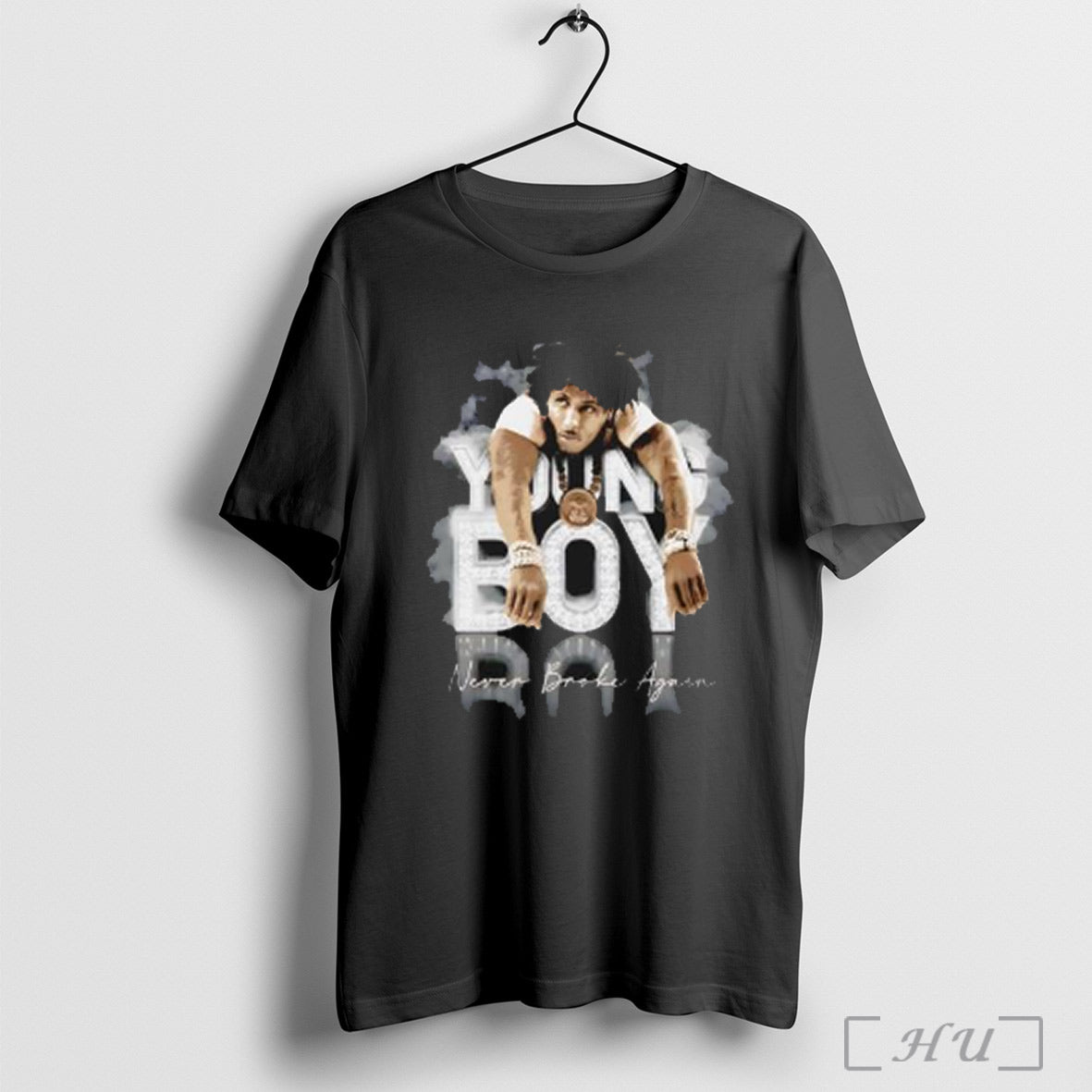 Nba Iced Young Boy Never Broke Again - Adult & Kids T-Shirts, Sweatshirts & Hoodies apparel design preview 1