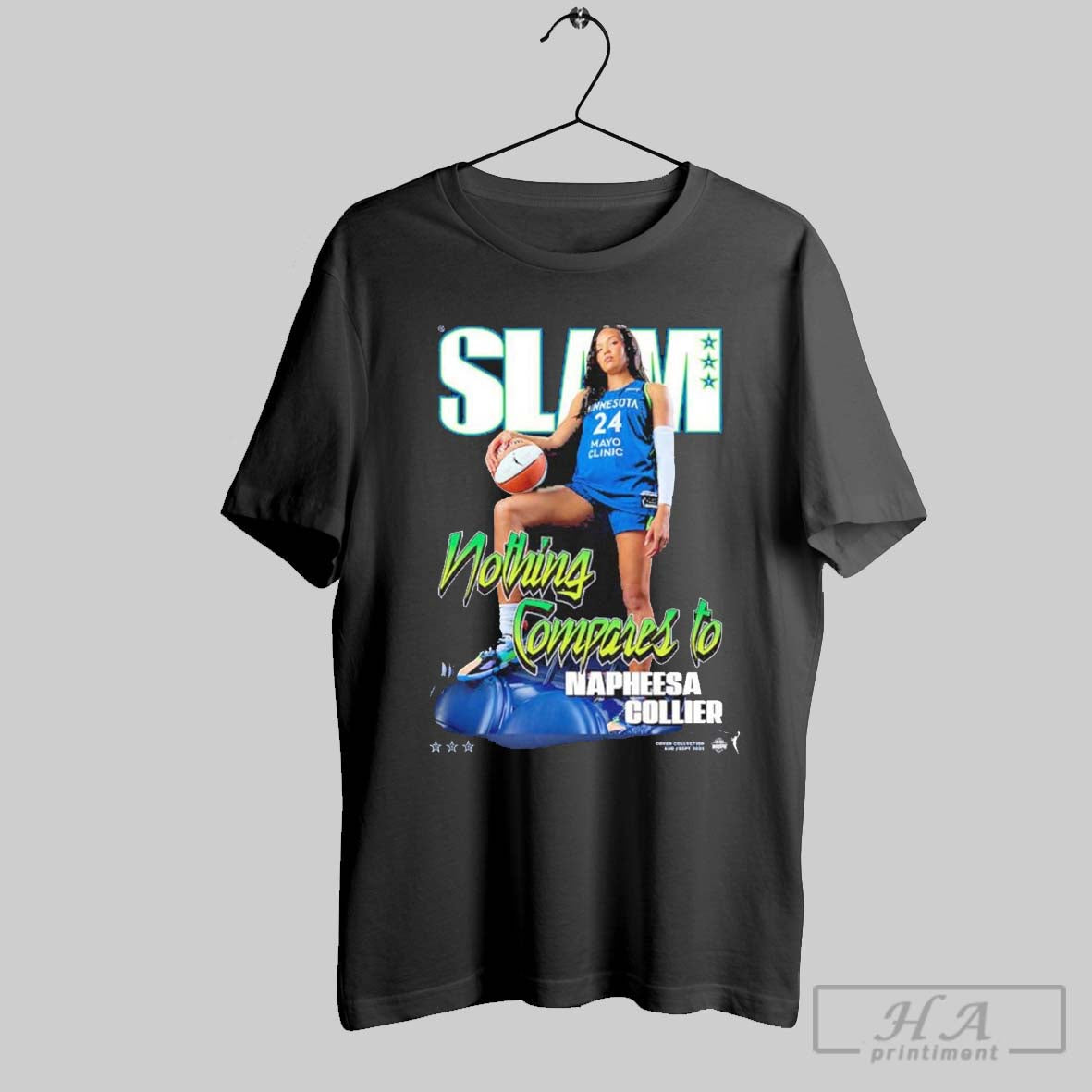 Napheesa Collier Magazine Nothing Compares To Slam - Adult & Kids T-Shirts, Sweatshirts & Hoodies apparel design preview 1