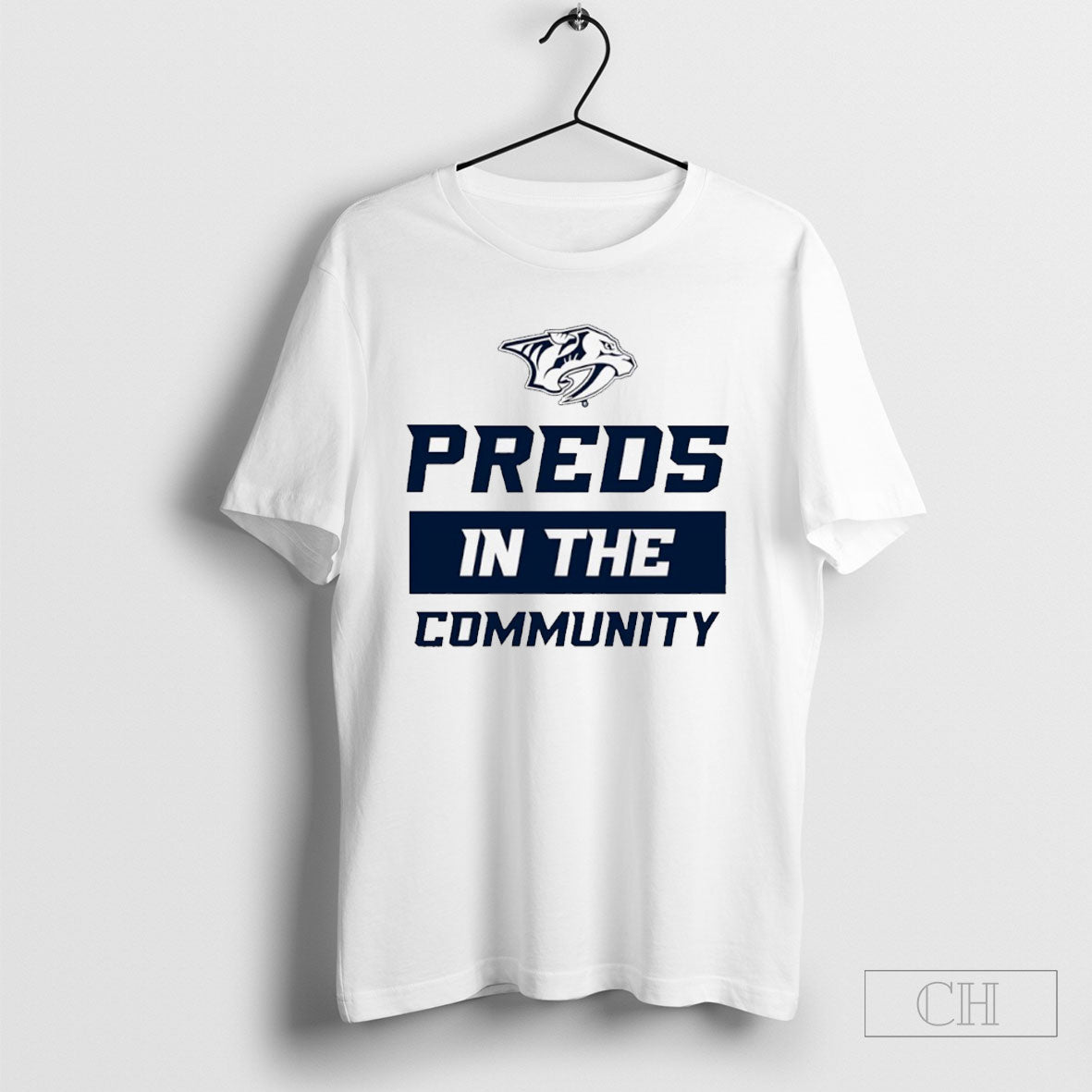 Nashville Predators Preds In The Community - Adult & Kids T-Shirts, Sweatshirts & Hoodies apparel design preview 1