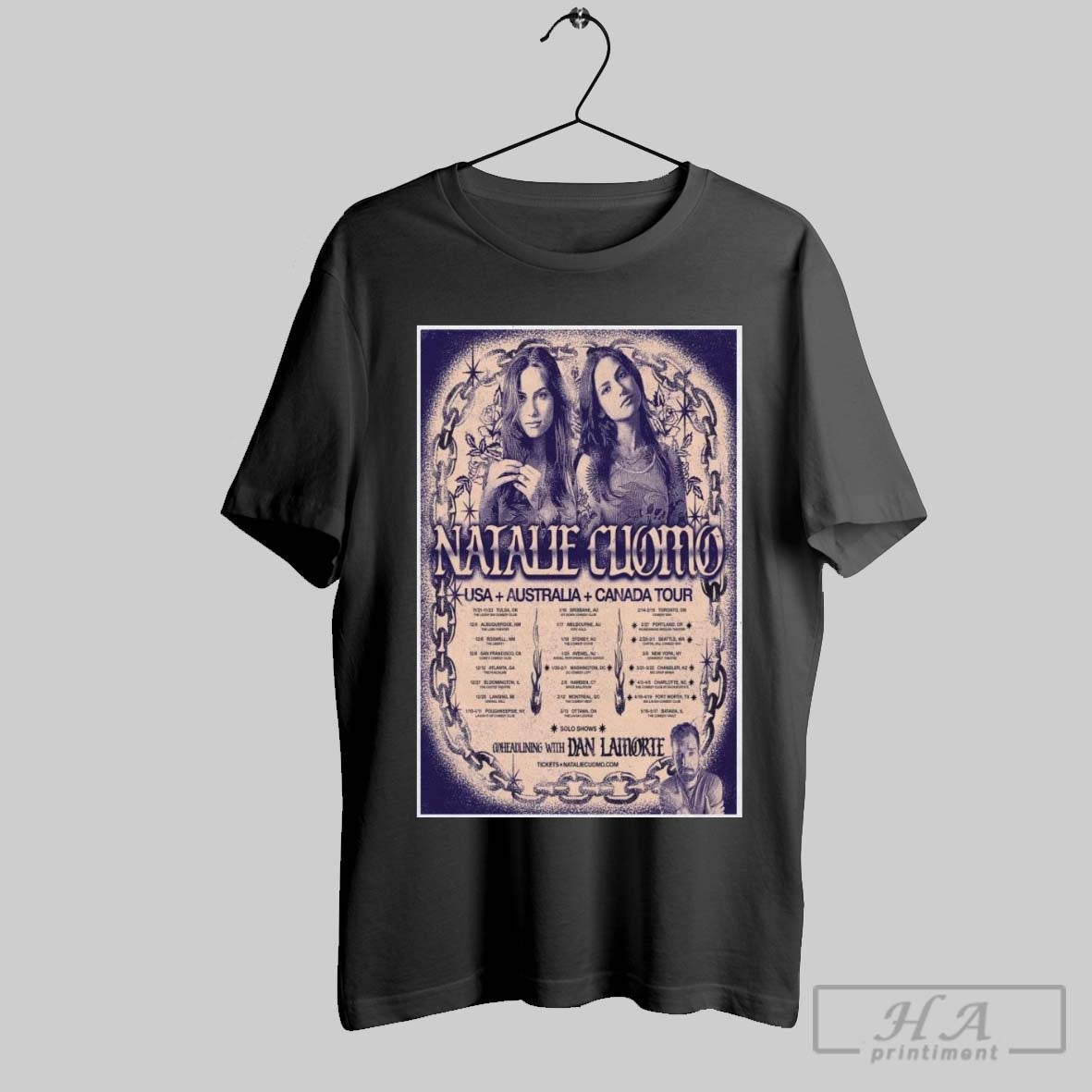 Natalie Cuomo Usa Australia Canada 2025 Poster - Adult & Kids T-Shirts, Sweatshirts & Hoodies apparel design preview 1