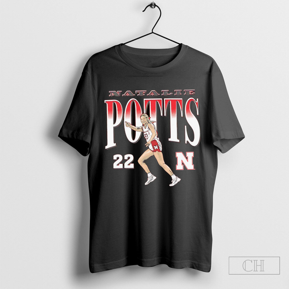 Natalie Potts Nebraska Cartoon - Adult & Kids T-Shirts, Sweatshirts & Hoodies apparel design preview 1