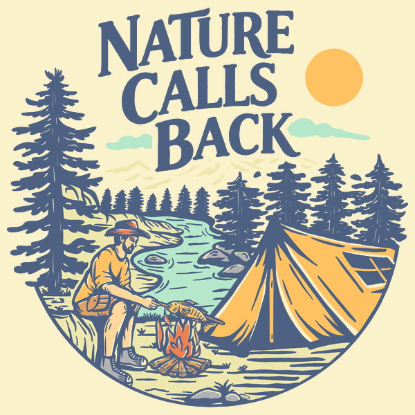 Nature Calls Back - Adult & Kids T-Shirts, Sweatshirts & Hoodies apparel design preview 1