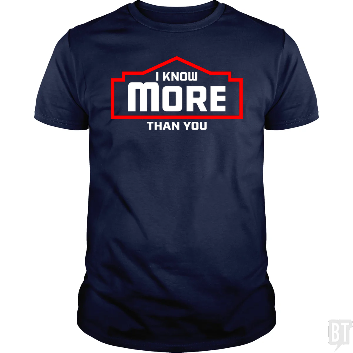 I Know More Than You #2 - Adult & Kids T-Shirts, Sweatshirts & Hoodies apparel design preview 1