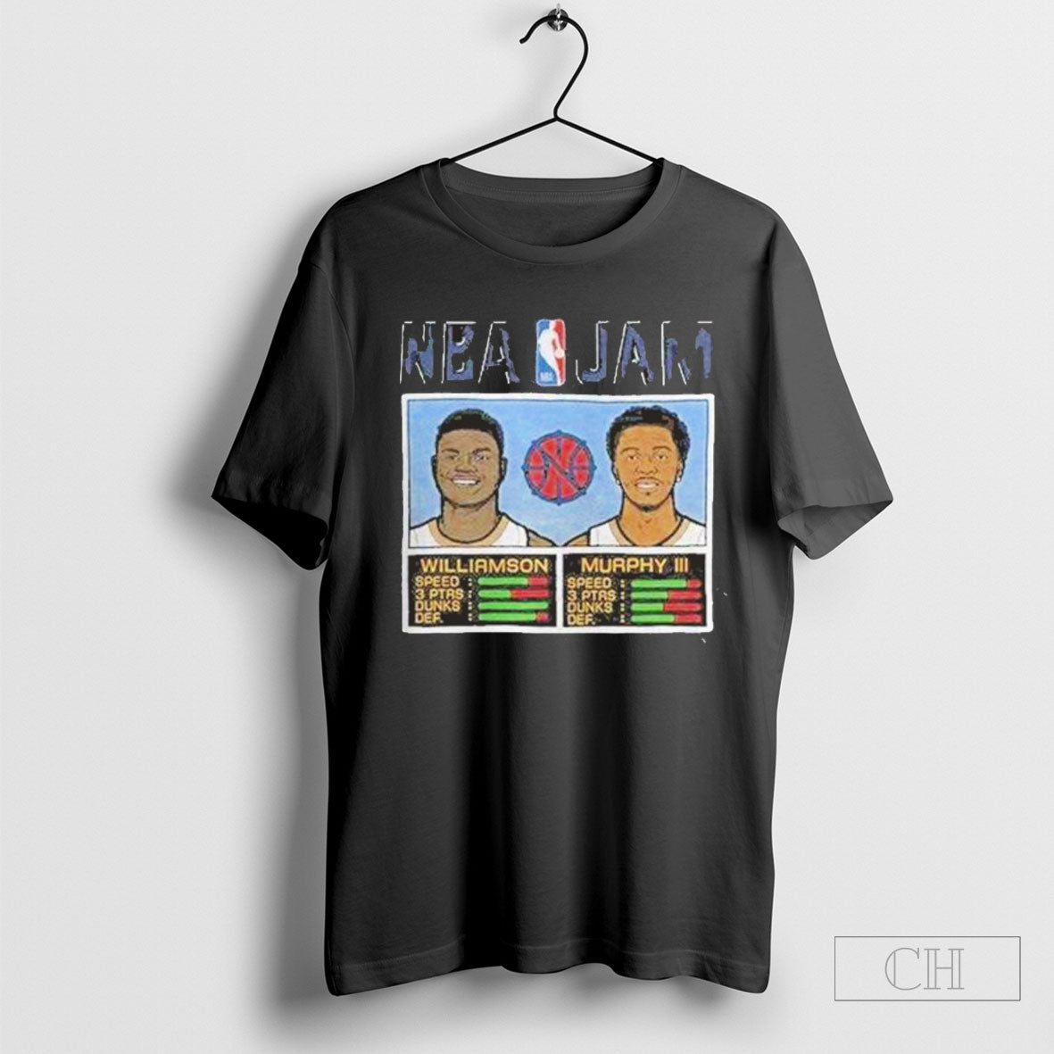 Nba Jam Pelicans Williamson And Murphy Iii - Adult & Kids T-Shirts, Sweatshirts & Hoodies apparel design preview 1