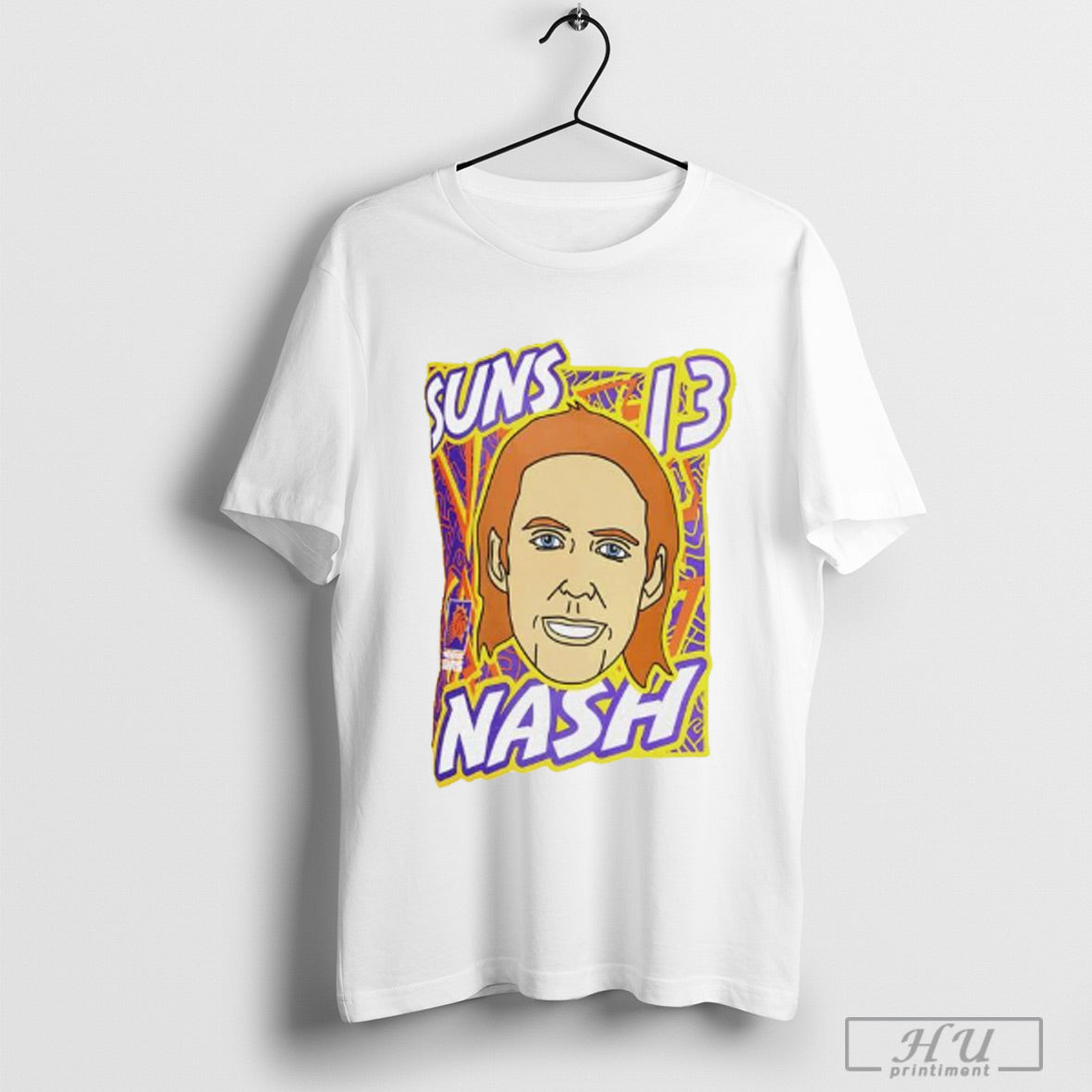 Ness Steve Nash Gris Phoenix Suns - Adult & Kids T-Shirts, Sweatshirts & Hoodies apparel design preview 1