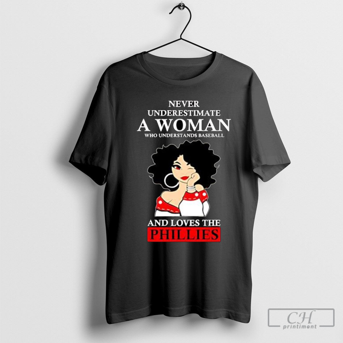 Never Underestimate A Woman Who Understands Baseball - Adult & Kids T-Shirts, Sweatshirts & Hoodies apparel design preview 1