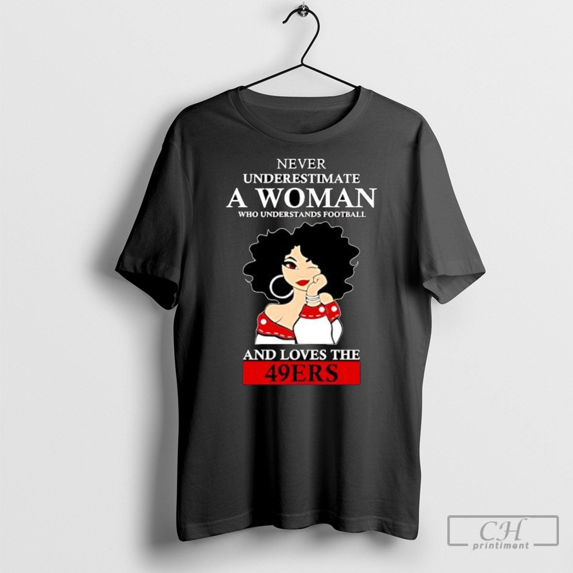 Never Underestimate A Woman Who Understands Football - Adult & Kids T-Shirts, Sweatshirts & Hoodies apparel design preview 1