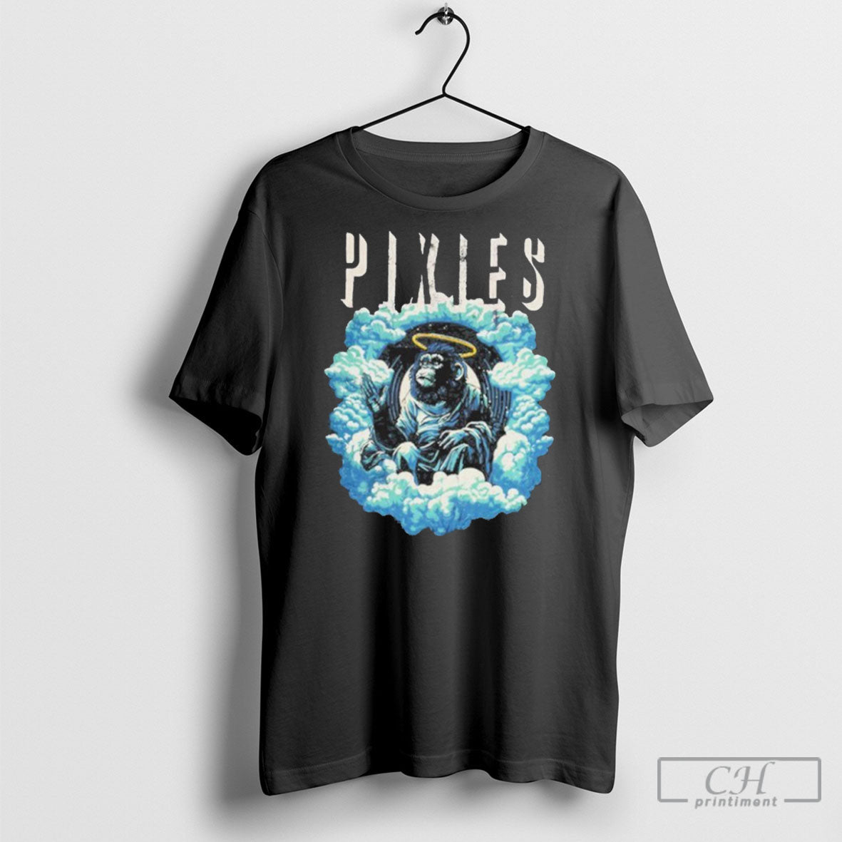 New Monkeys Gone To Heaven - Adult & Kids T-Shirts, Sweatshirts & Hoodies apparel design preview 1