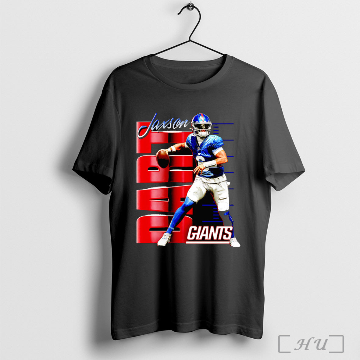 New York Giants Jaxson Dart Celebration - Adult & Kids T-Shirts, Sweatshirts & Hoodies apparel design preview 1