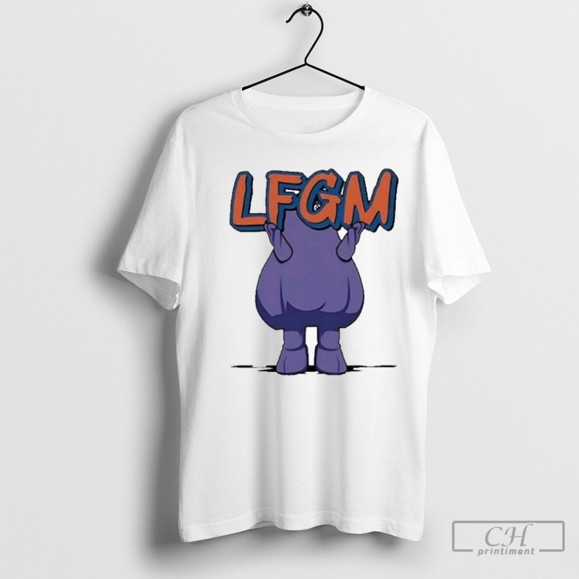 New York Mets Grimace Lfgm - Adult & Kids T-Shirts, Sweatshirts & Hoodies apparel design preview 1