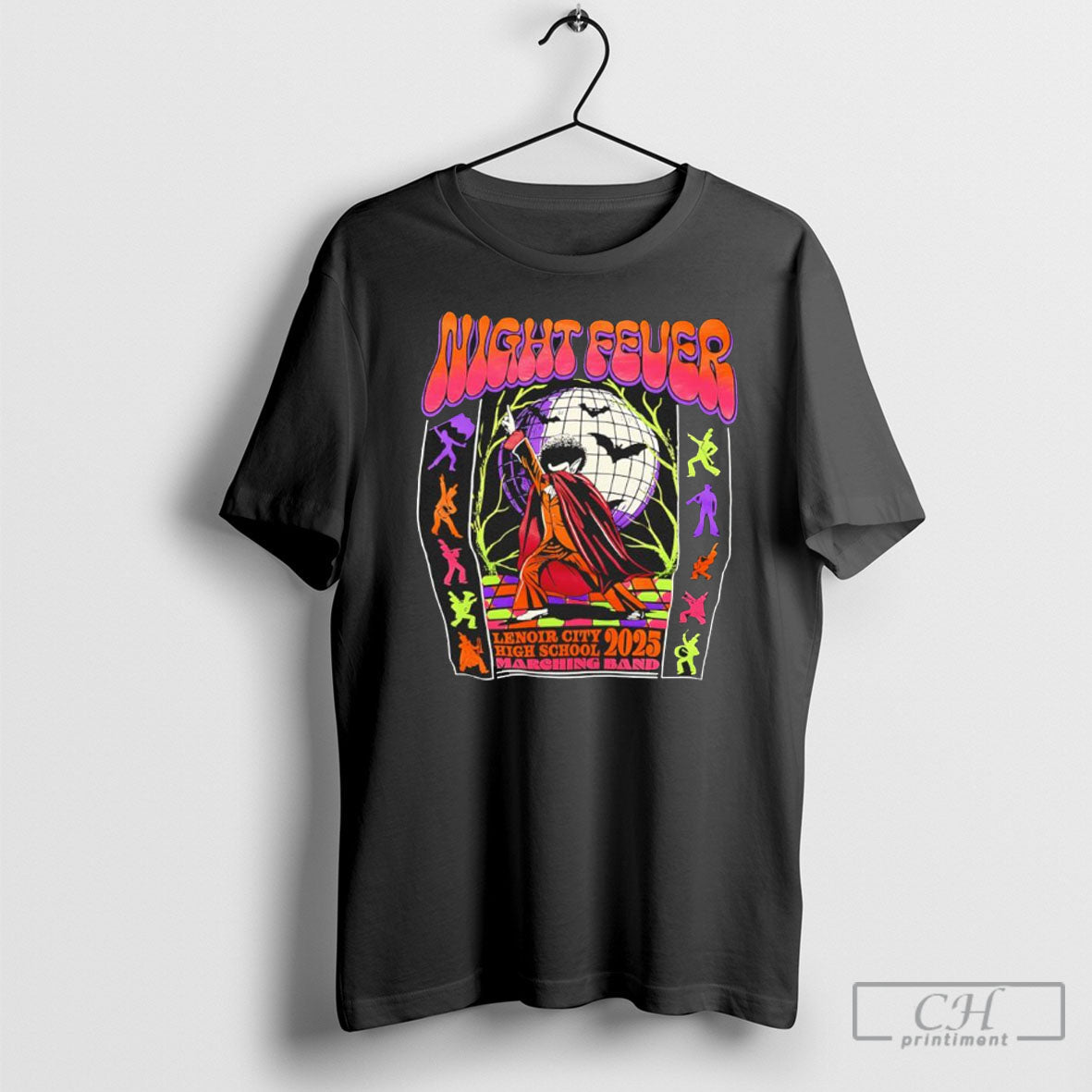 Night Fever Lenoir City High School 2025 - Adult & Kids T-Shirts, Sweatshirts & Hoodies apparel design preview 1
