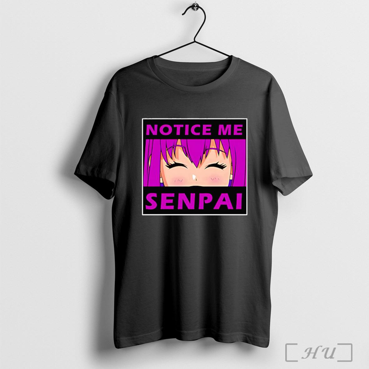 Notice Me Senpai - Adult & Kids T-Shirts, Sweatshirts & Hoodies apparel design preview 1