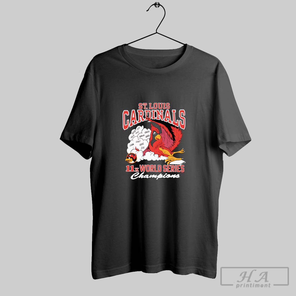 Official 11x World Series Champions St Louis - Adult & Kids T-Shirts, Sweatshirts & Hoodies apparel design preview 1