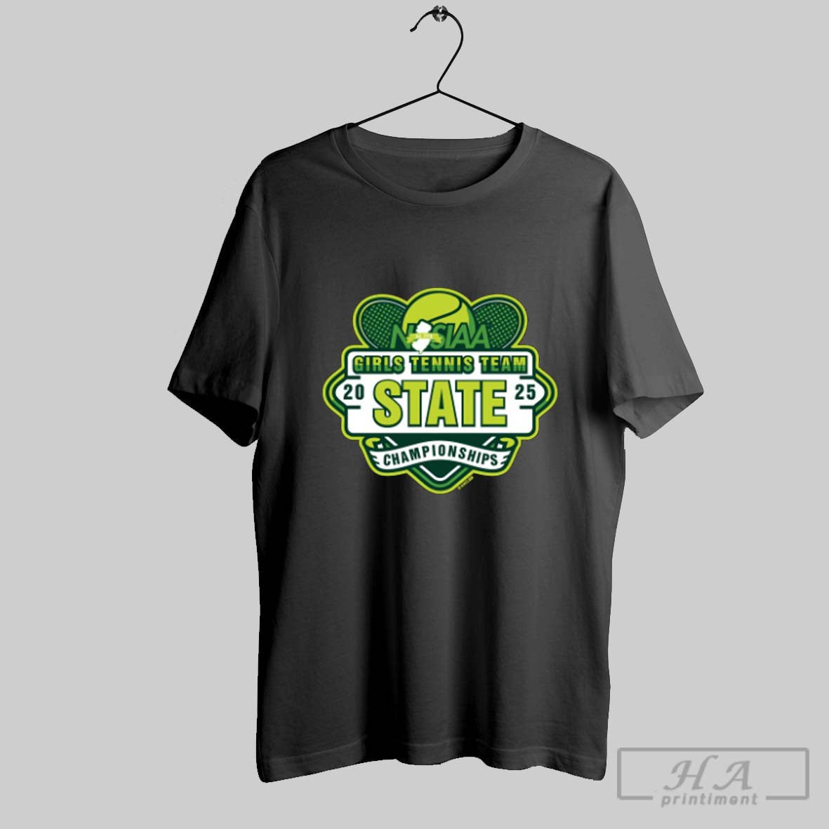 Official 2025 Njsiaa Girls Tennis Team State - Adult & Kids T-Shirts, Sweatshirts & Hoodies apparel design preview 1
