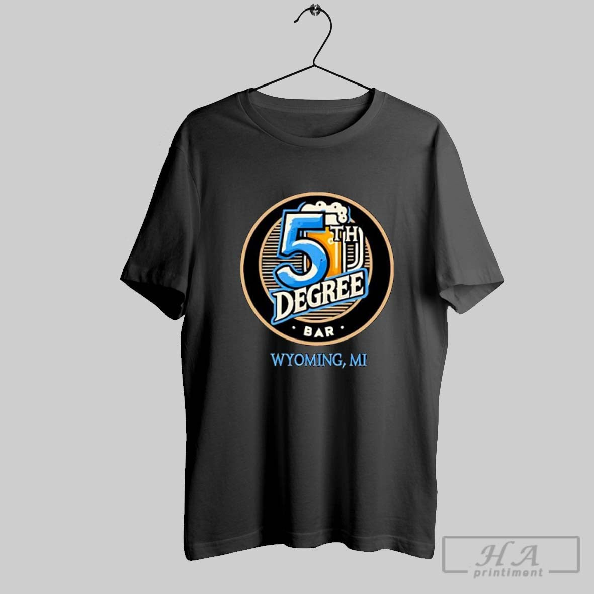 Official 5th Degree Bar Wyoming Mi Brew House Posters - Adult & Kids T-Shirts, Sweatshirts & Hoodies apparel design preview 1
