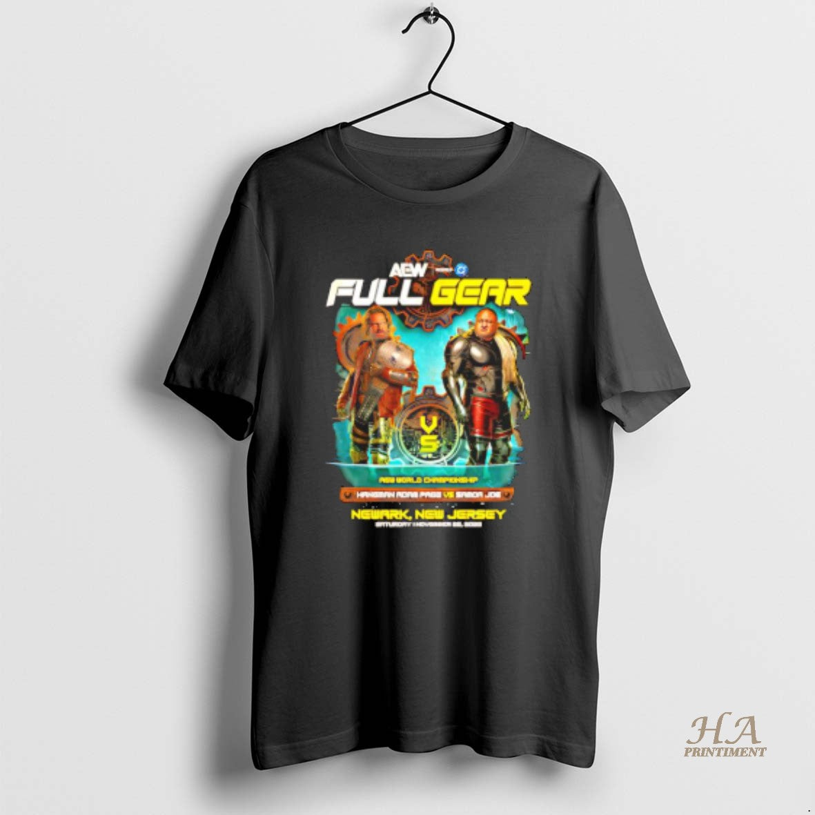 Official Aew Full Gear 2025 Hangman Adam Page Vs - Adult & Kids T-Shirts, Sweatshirts & Hoodies apparel design preview 1