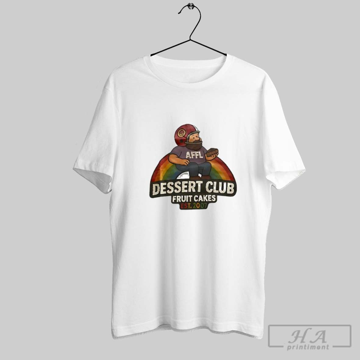 Official Affl Dessert Club Fruit Cakes Est 2007 - Adult & Kids T-Shirts, Sweatshirts & Hoodies apparel design preview 1