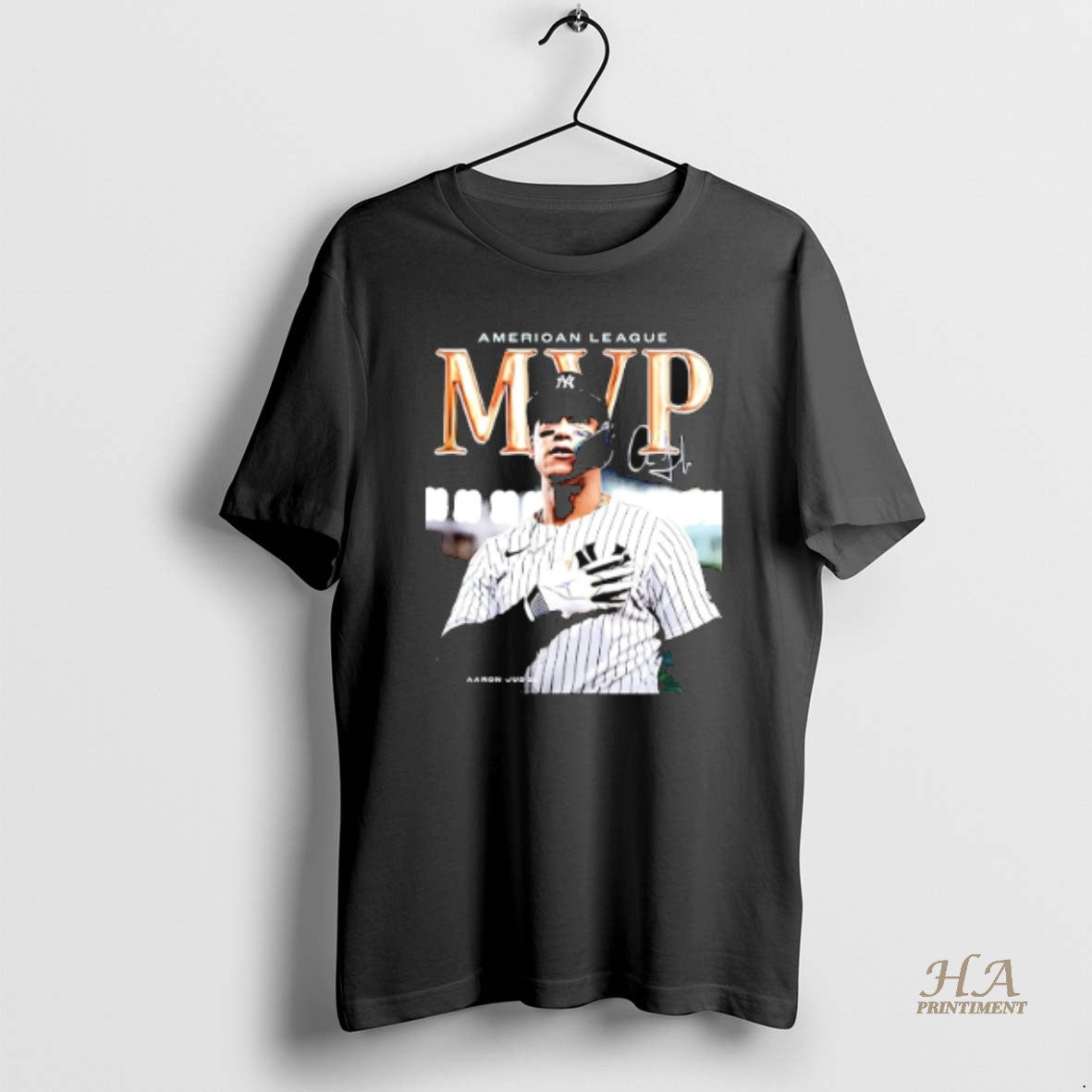 Official Aaron Judge New York Yankees 3x American - Adult & Kids T-Shirts, Sweatshirts & Hoodies apparel design preview 1