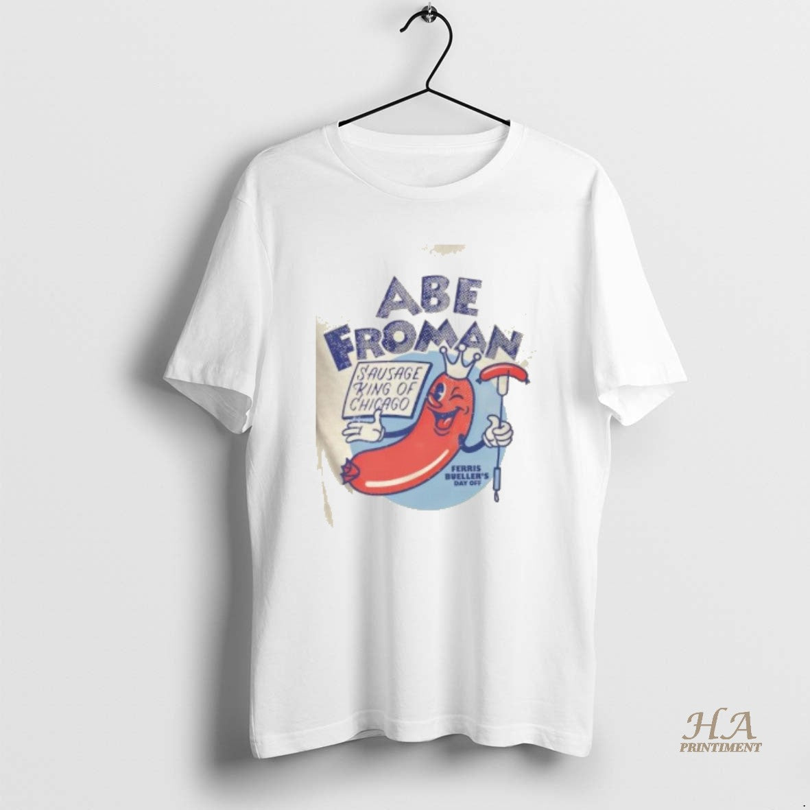 Official Abe Froman Sausage King Of Chicago Ferris - Adult & Kids T-Shirts, Sweatshirts & Hoodies apparel design preview 1