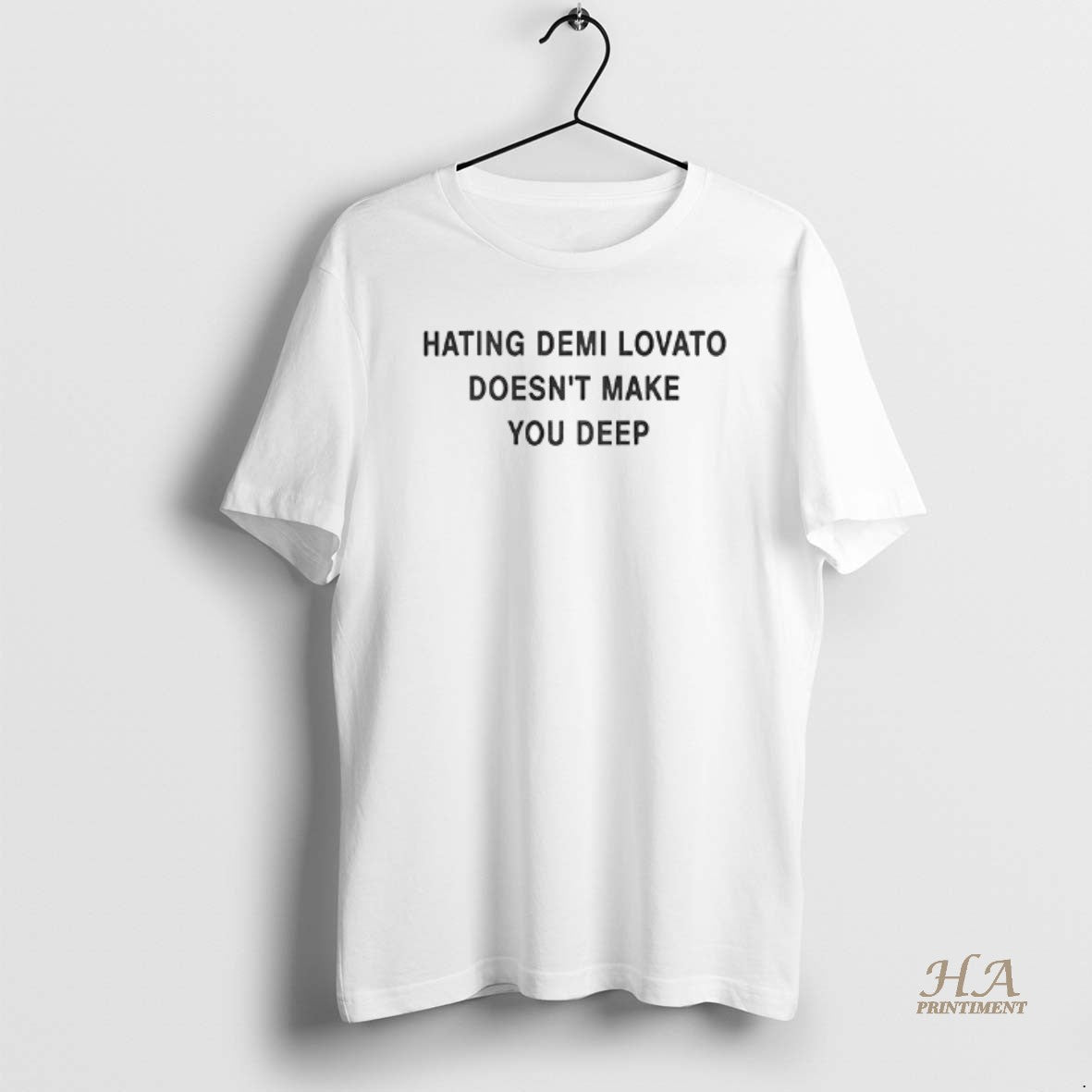 Official Addison Rae Wearing Hating Demi Lovato - Adult & Kids T-Shirts, Sweatshirts & Hoodies apparel design preview 1