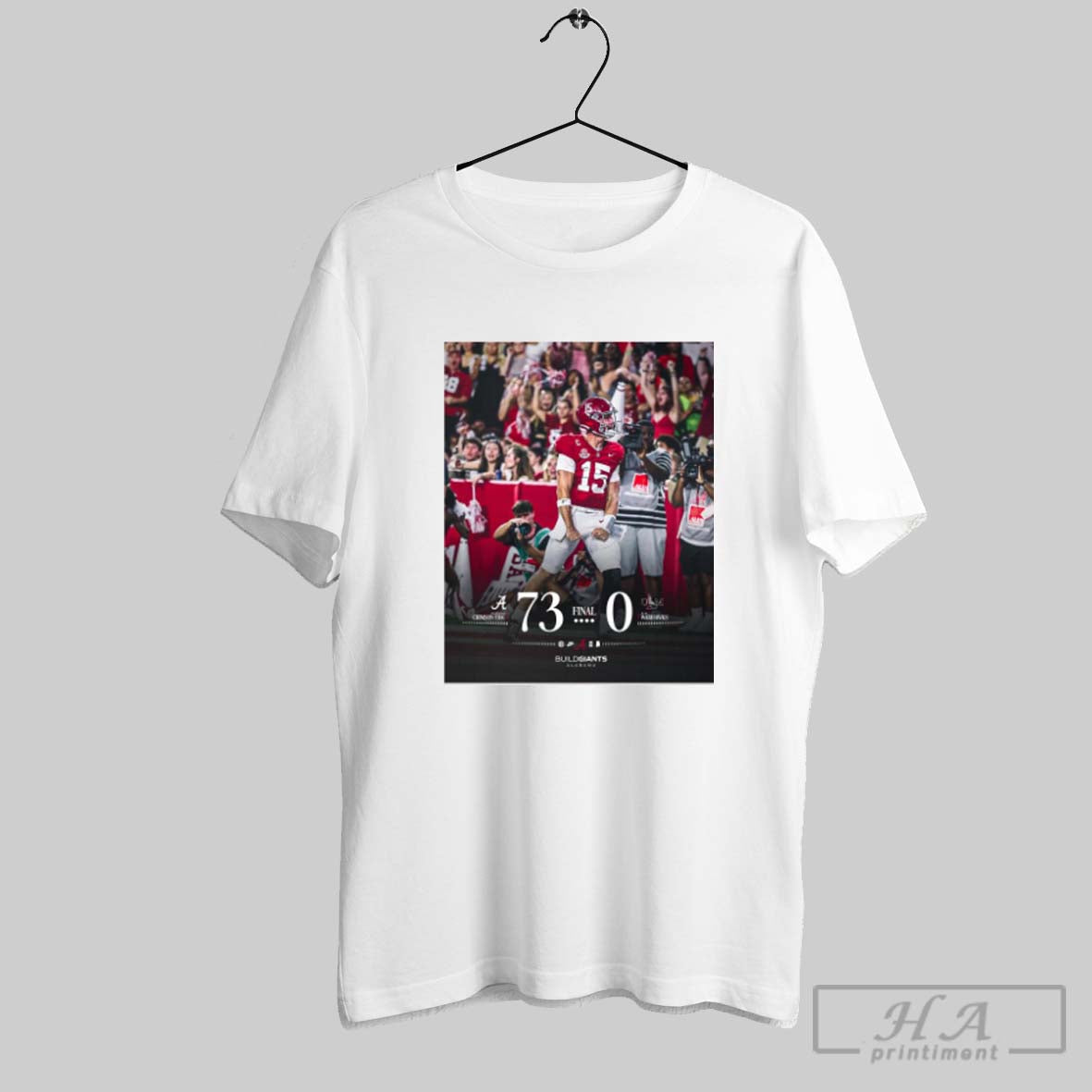 Official Alabama Football Win Louisiana Monroe Final - Adult & Kids T-Shirts, Sweatshirts & Hoodies apparel design preview 1