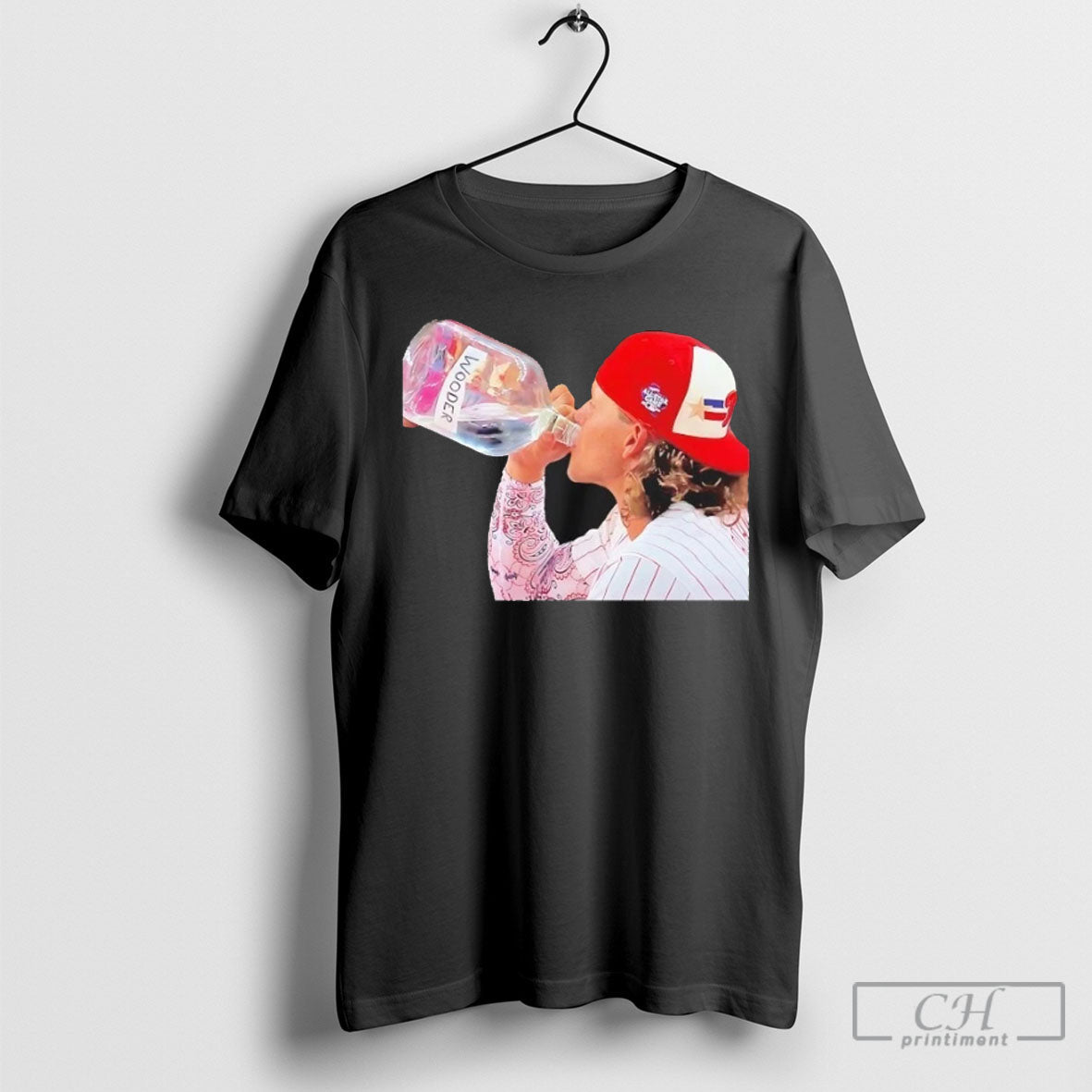 Official Alec Bohm Drinking Wooder Philadelphia - Adult & Kids T-Shirts, Sweatshirts & Hoodies apparel design preview 1
