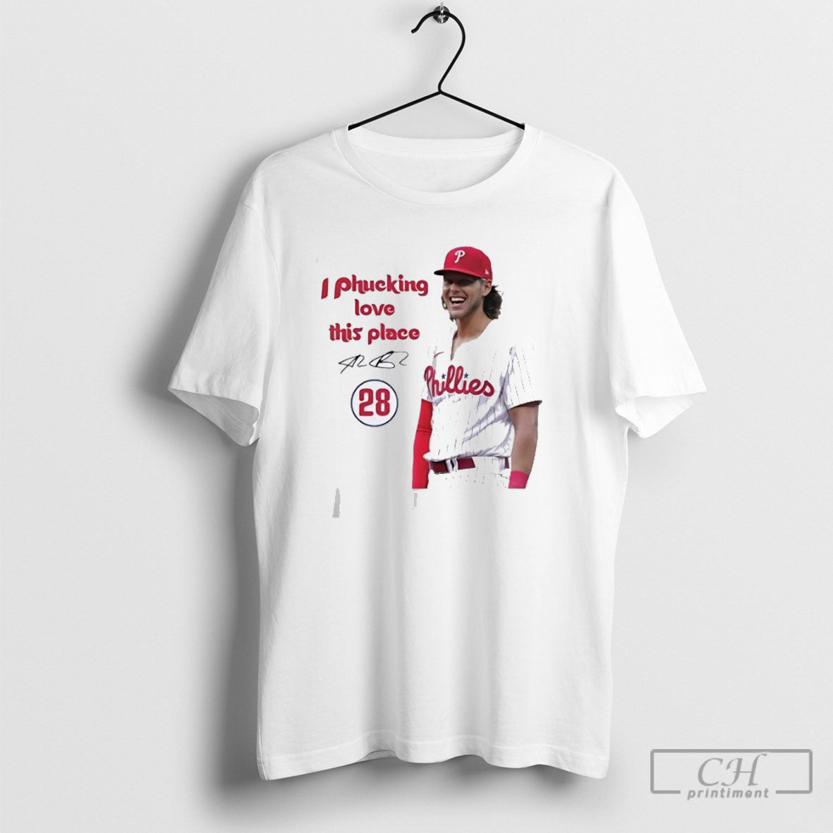 Official Alec Bohm Phucking Love This Place Signature - Adult & Kids T-Shirts, Sweatshirts & Hoodies apparel design preview 1