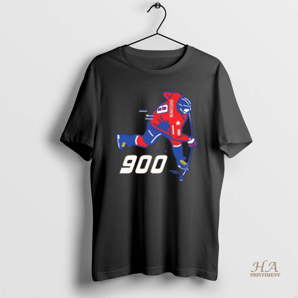 Official Alexander Ovechkin Scores The 900th Goal Of - Adult & Kids T-Shirts, Sweatshirts & Hoodies apparel design preview 1