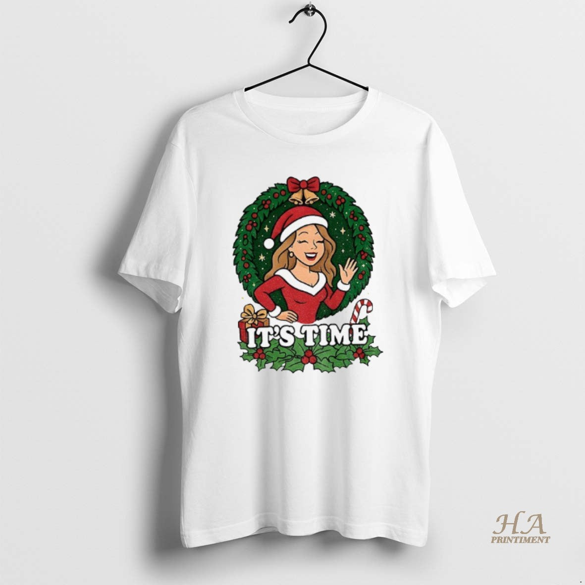 Official All I Want For Christmas Is Maria Carey - Adult & Kids T-Shirts, Sweatshirts & Hoodies apparel design preview 1