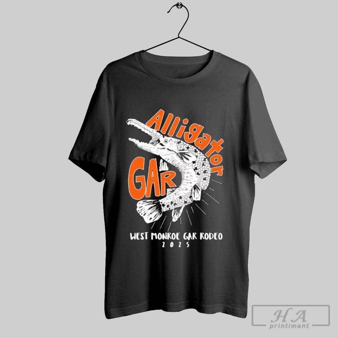 Official Alligator Gar West Monroe Rodeo 2025 - Adult & Kids T-Shirts, Sweatshirts & Hoodies apparel design preview 1