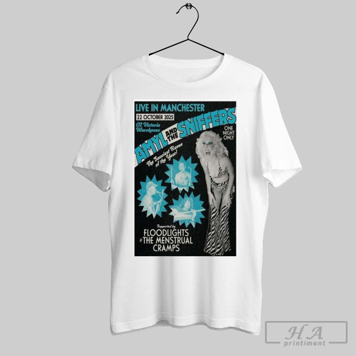 Official Amyl And The Sniffers Manchester Uk Oct 22 - Adult & Kids T-Shirts, Sweatshirts & Hoodies apparel design preview 1