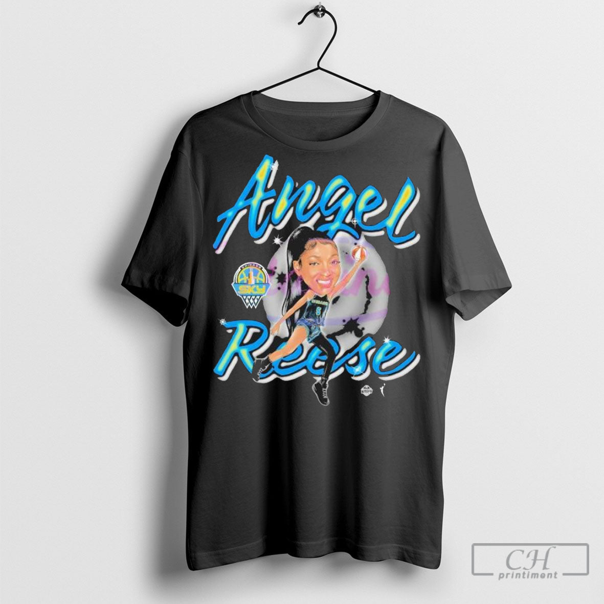 Official Angel Reese Chicago Sky Wnba 2025 - Adult & Kids T-Shirts, Sweatshirts & Hoodies apparel design preview 1