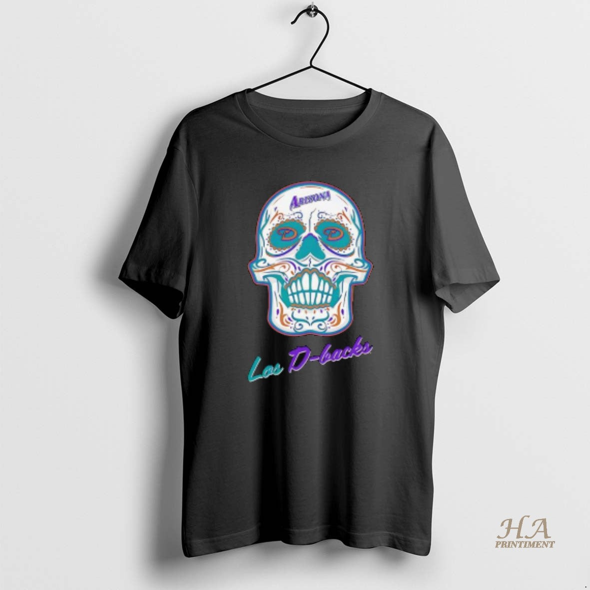 Official Arizona Diamondbacks X Sugar Skull - Adult & Kids T-Shirts, Sweatshirts & Hoodies apparel design preview 1