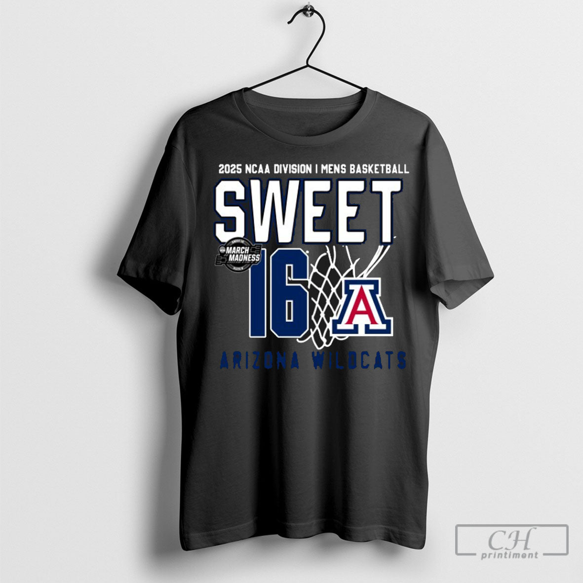 Official Arizona Wildcats Mens Basketball 2025 Ncaa - Adult & Kids T-Shirts, Sweatshirts & Hoodies apparel design preview 1