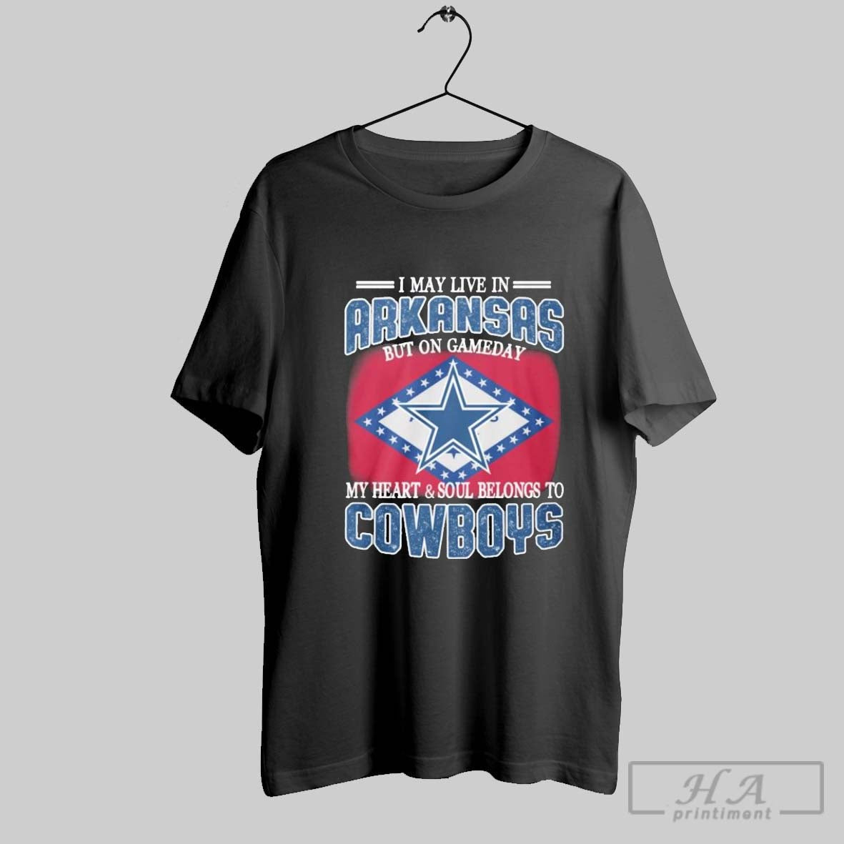 Official Arkansas Cowboys Fans Gameday My Heart And - Adult & Kids T-Shirts, Sweatshirts & Hoodies apparel design preview 1