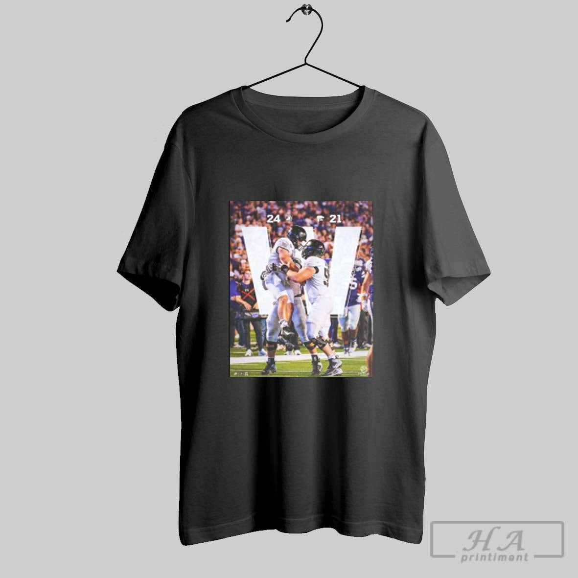 Official Army Black Knights Win 24 21 K State Poster - Adult & Kids T-Shirts, Sweatshirts & Hoodies apparel design preview 1