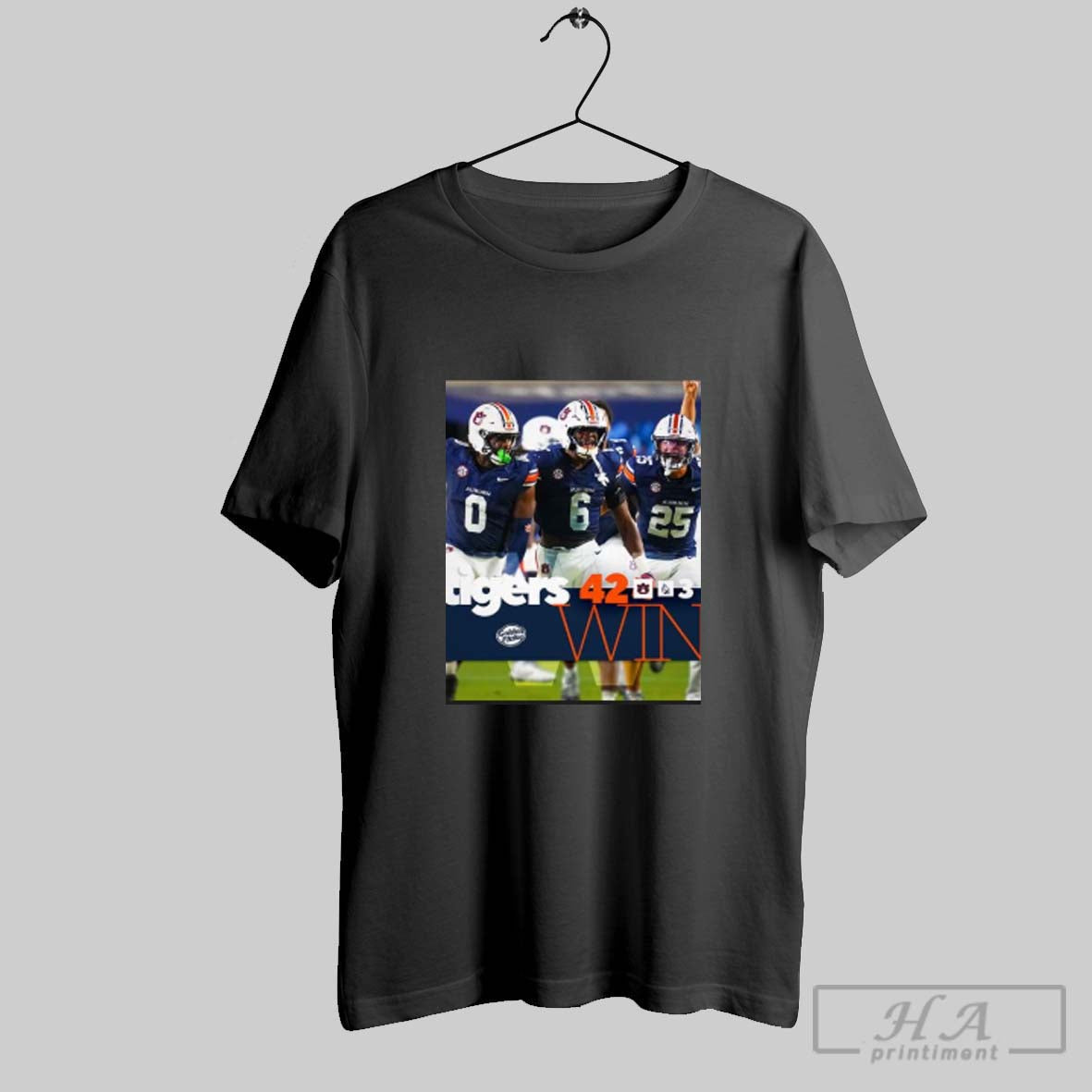 Official Auburn Tigers Win 42 3 Ball State Poster - Adult & Kids T-Shirts, Sweatshirts & Hoodies apparel design preview 1