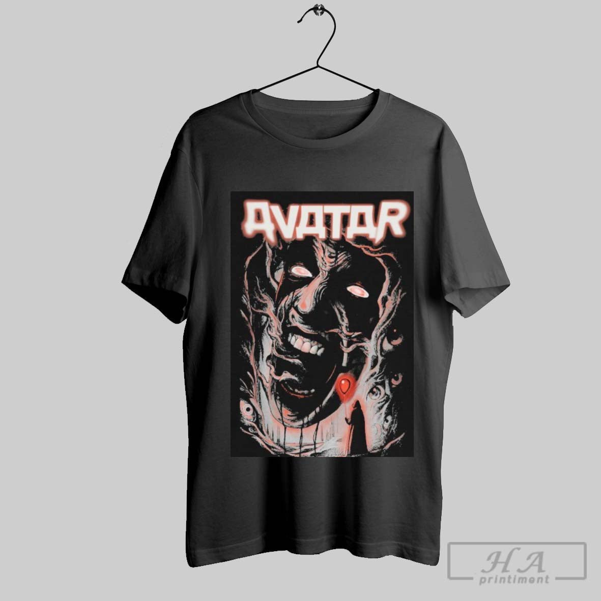 Official Avatar Screaming Face Eyes - Adult & Kids T-Shirts, Sweatshirts & Hoodies apparel design preview 1