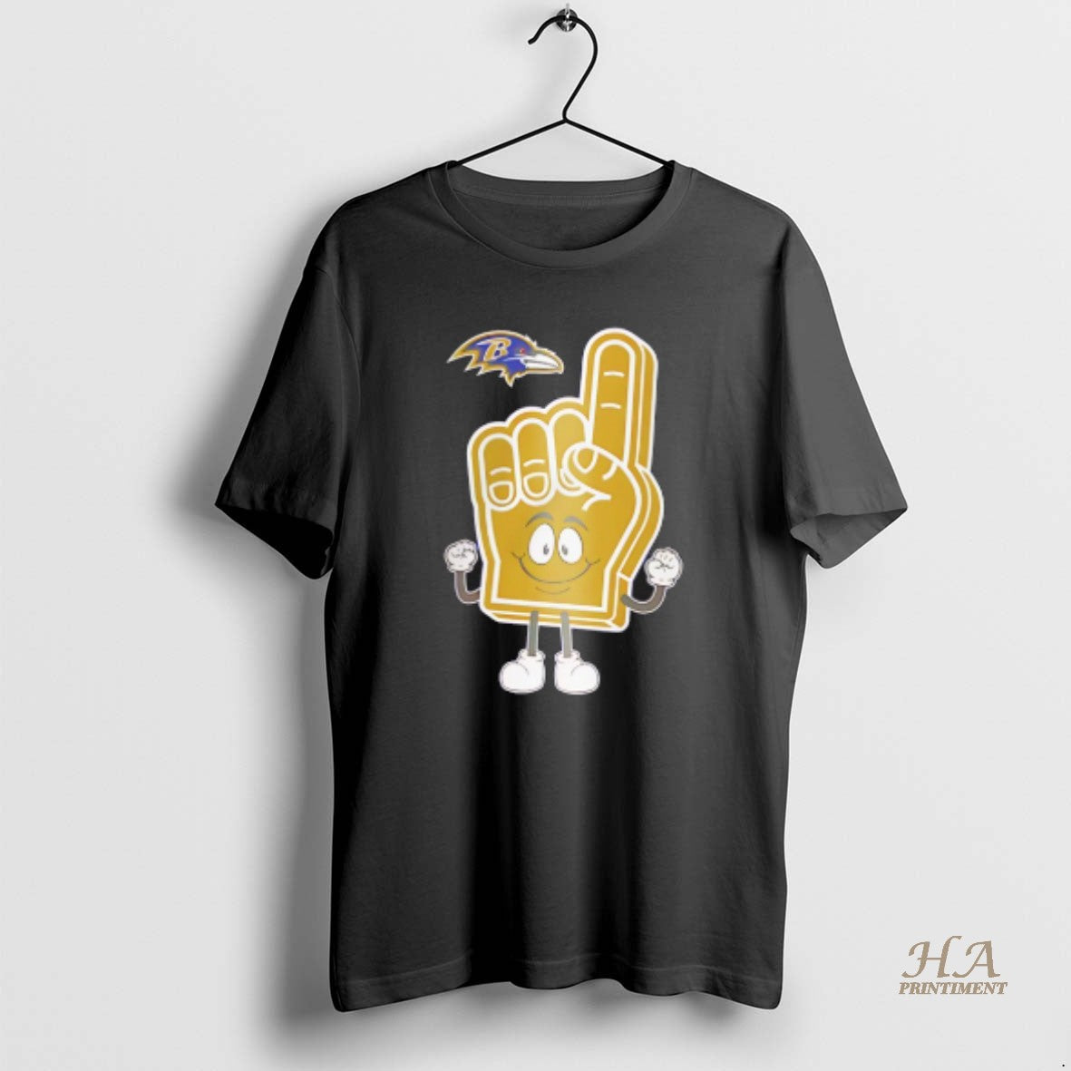 Official Baltimore Ravens Finger - Adult & Kids T-Shirts, Sweatshirts & Hoodies apparel design preview 1