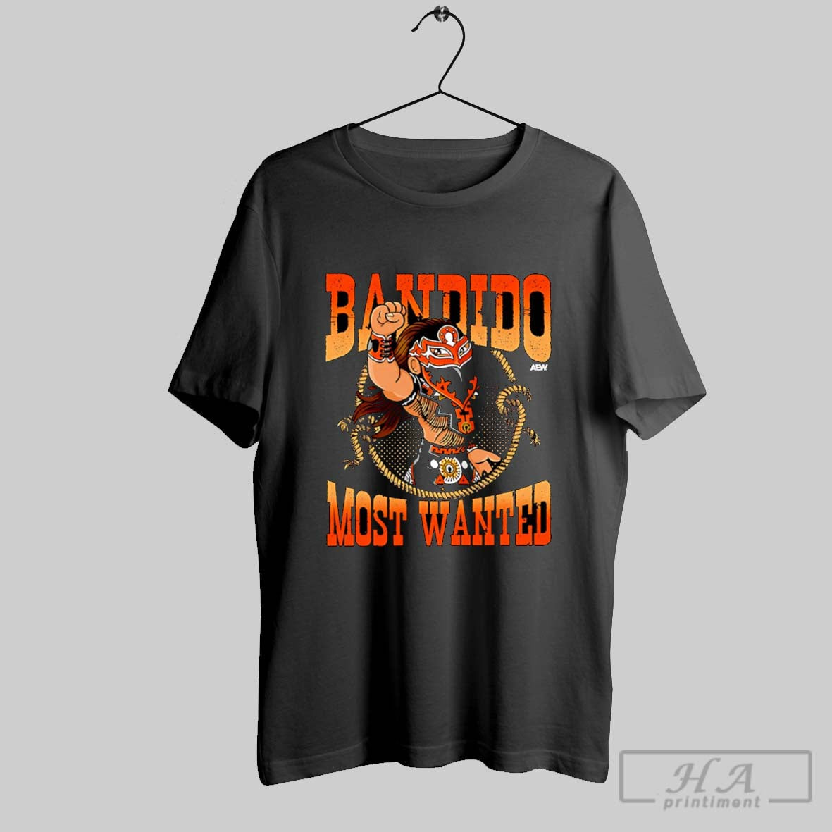 Official Bandido Most Wanted Aew - Adult & Kids T-Shirts, Sweatshirts & Hoodies apparel design preview 1