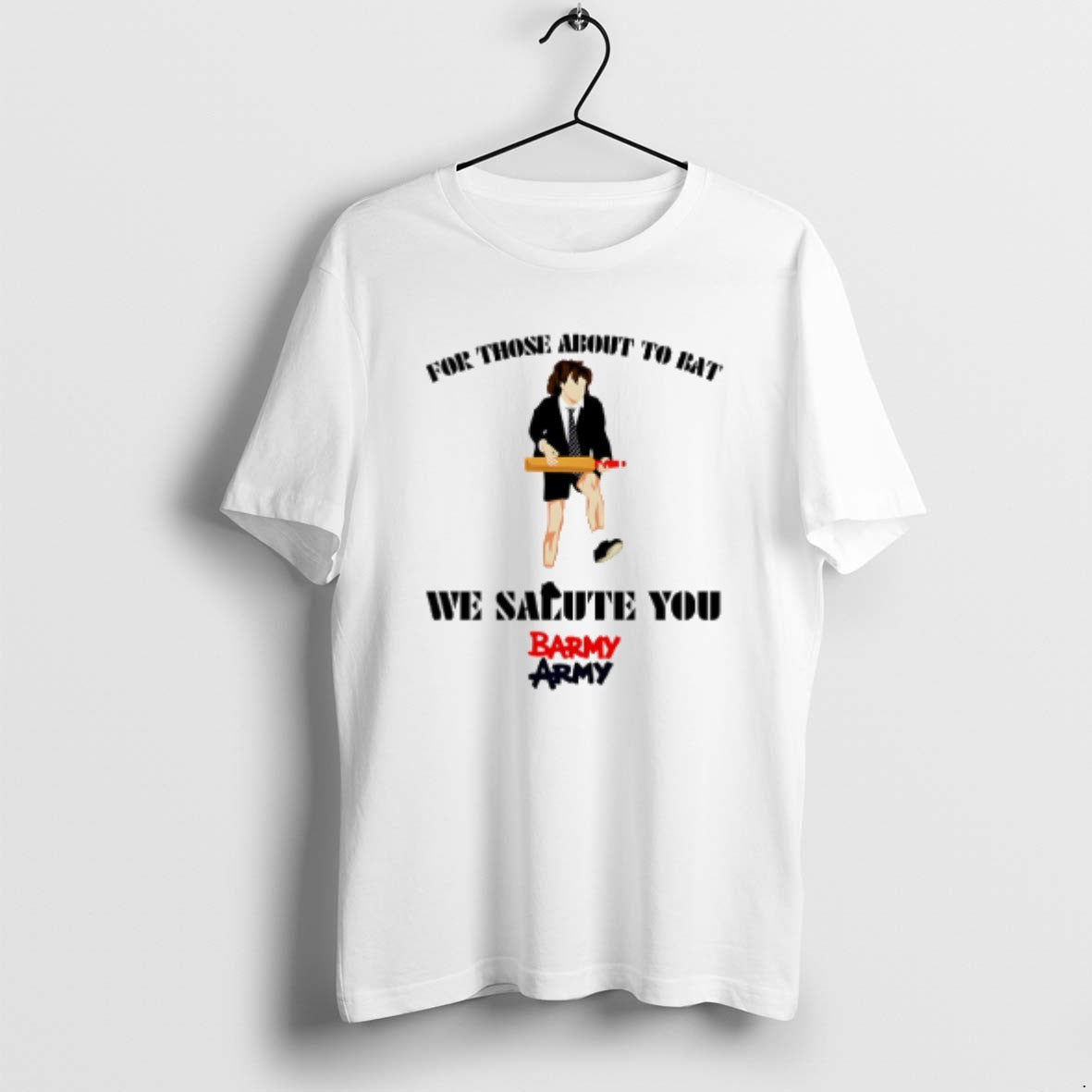 Official Barmy Army For Those About To Bat We Salute - Adult & Kids T-Shirts, Sweatshirts & Hoodies apparel design preview 1