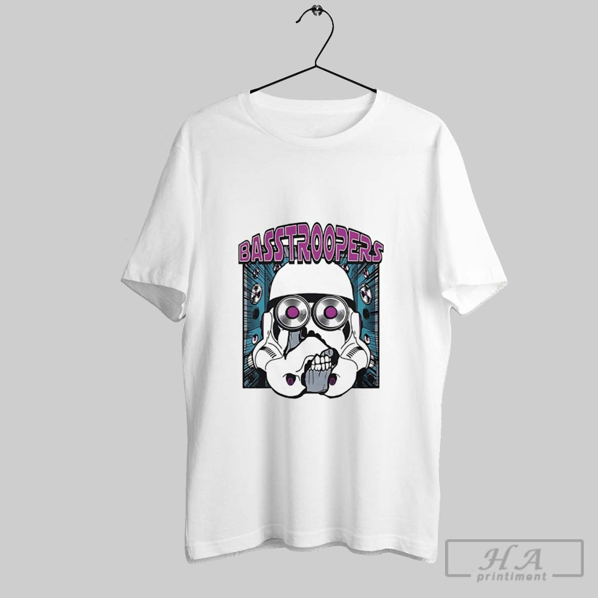 Official Basstroopers Skull - Adult & Kids T-Shirts, Sweatshirts & Hoodies apparel design preview 1