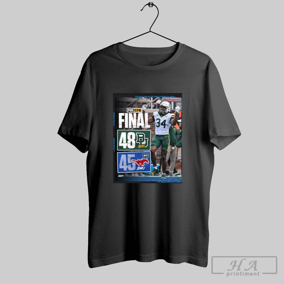Official Baylor Bears Win 48 45 Smu Mustangs Poster - Adult & Kids T-Shirts, Sweatshirts & Hoodies apparel design preview 1