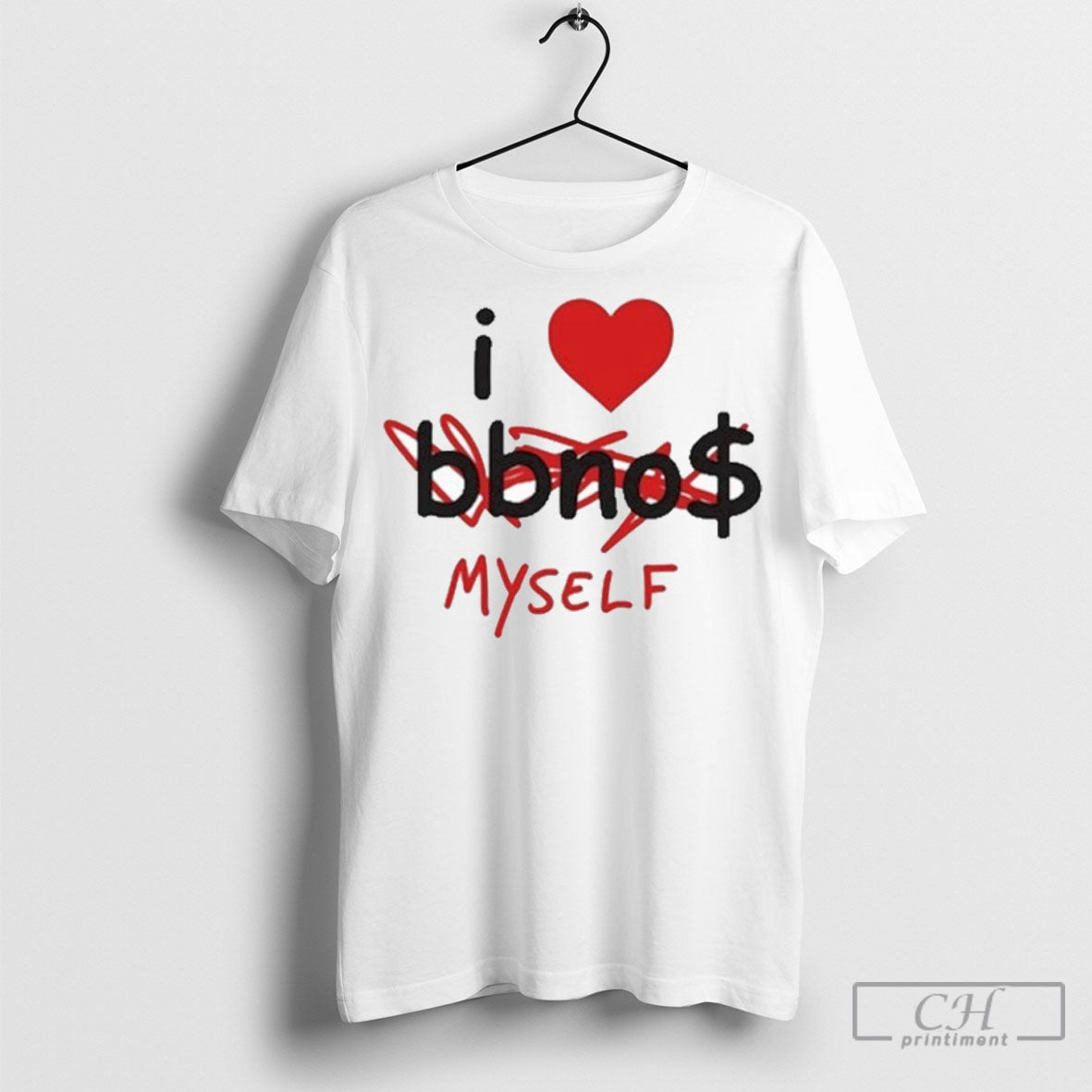 Official Bbno I Heart Myself Sweater - Adult & Kids T-Shirts, Sweatshirts & Hoodies apparel design preview 1