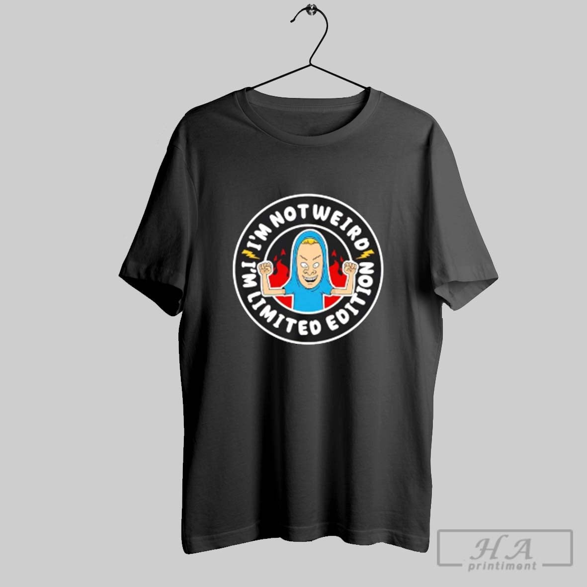 Official Beavis Im Not Weird Limited Edition - Adult & Kids T-Shirts, Sweatshirts & Hoodies apparel design preview 1