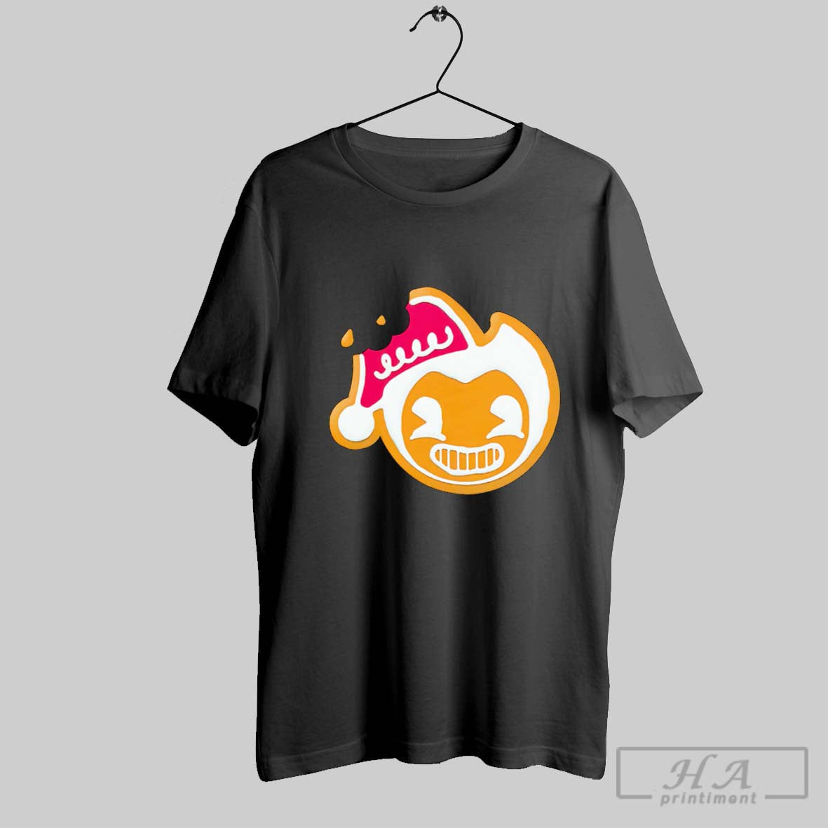 Official Bendy Gingerbread Poster - Adult & Kids T-Shirts, Sweatshirts & Hoodies apparel design preview 1