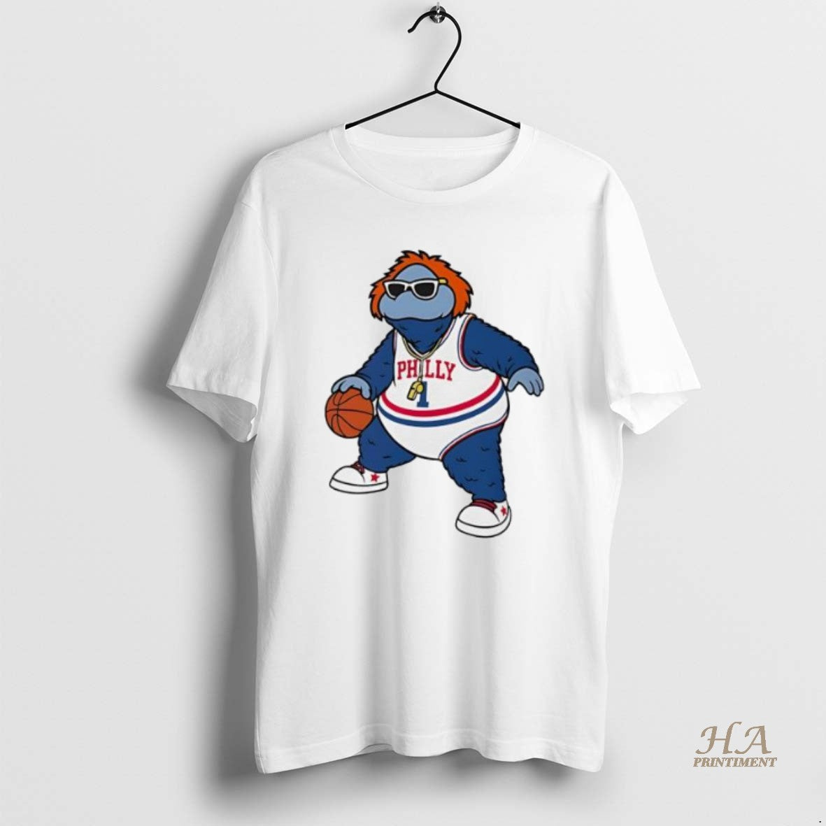 Official Big Shot Philadelphia 76ers Basketball - Adult & Kids T-Shirts, Sweatshirts & Hoodies apparel design preview 1