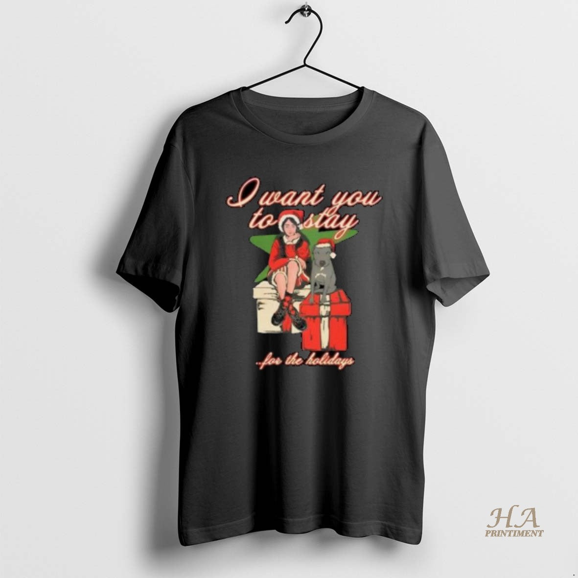 Official Billie Eilish Stay For The Holidays 2025 - Adult & Kids T-Shirts, Sweatshirts & Hoodies apparel design preview 1